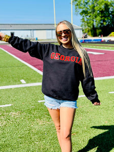 Custom Chenille Patch Sweatshirt