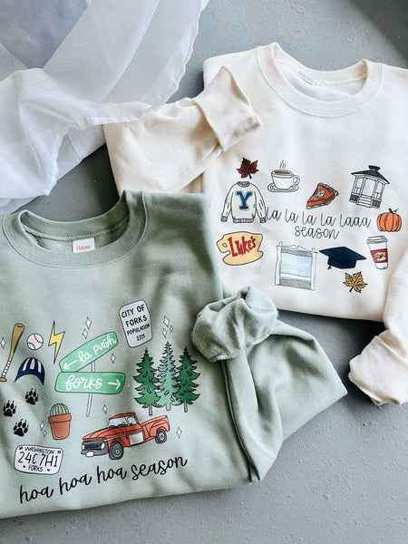 Star Hallow Girls Lala Sitcom Graphic Sweatshirt